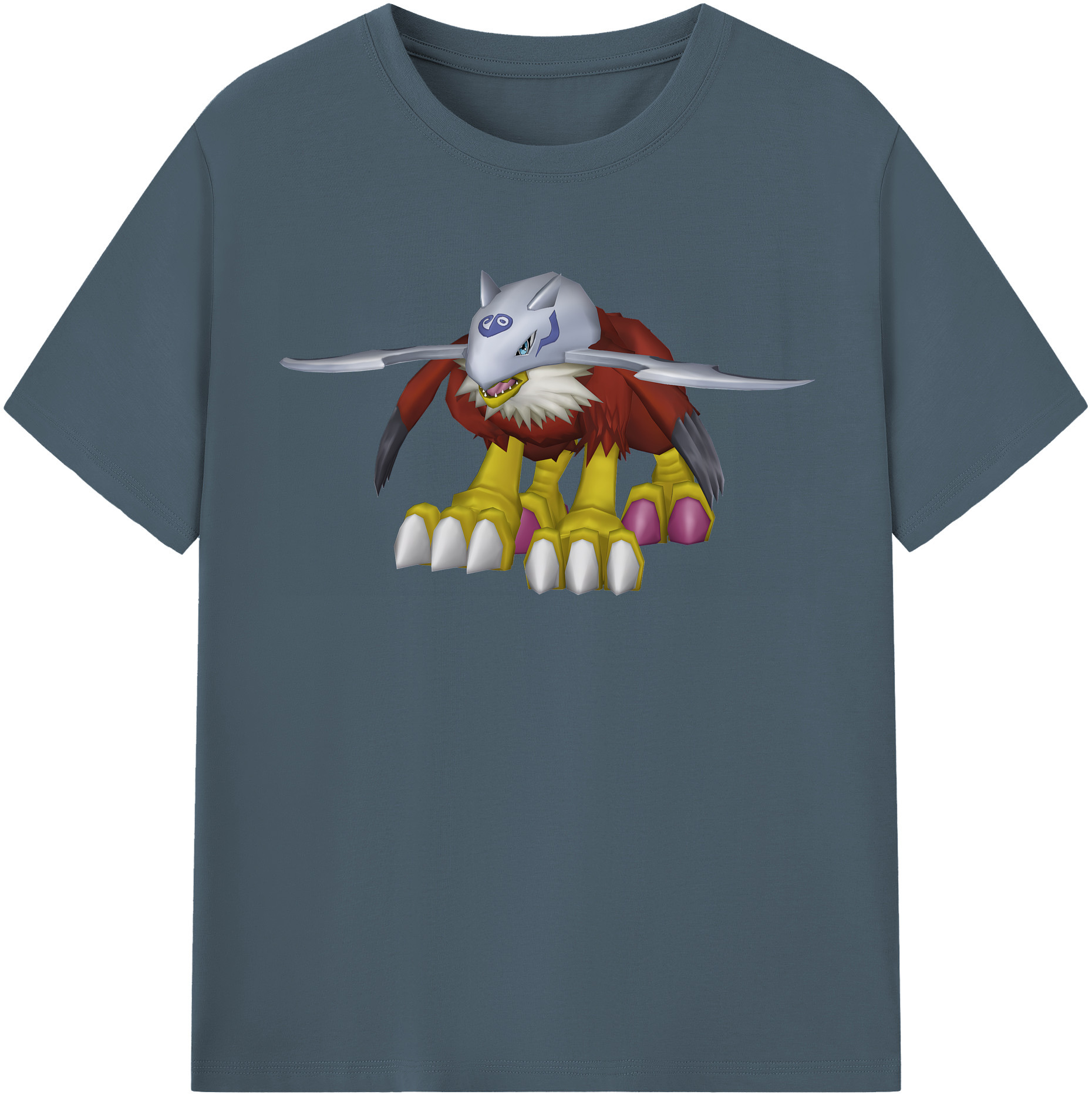 （画像用） Digimon デジタルモンスター/デジモン 綿100％半袖Tシャツ（フロントプリント）